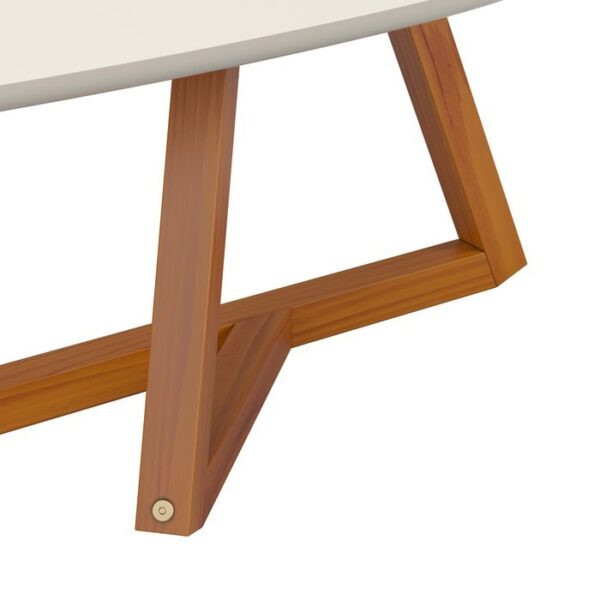 Mesa de Centro Off White com Amêndoa Classic - Image 3
