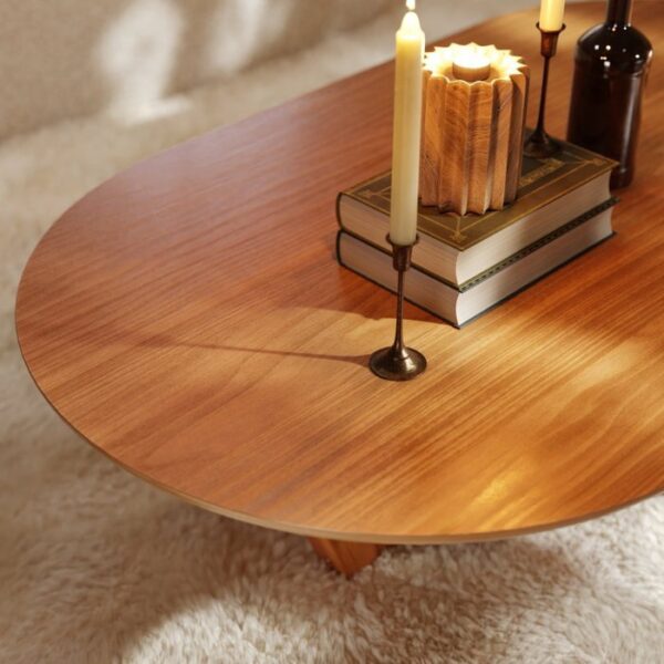 Mesa de Centro para Sala de Estar Oval Elegance - Image 4