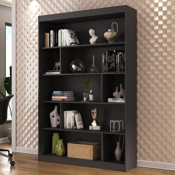 Estante para Livros 4 Prateleiras 181cm x 120cm Home Office