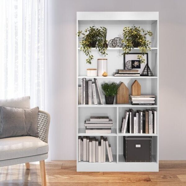 Estante para Livros 4 Prateleiras 183cm x 94cm Magnólia - Image 3